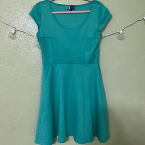 Teal dress